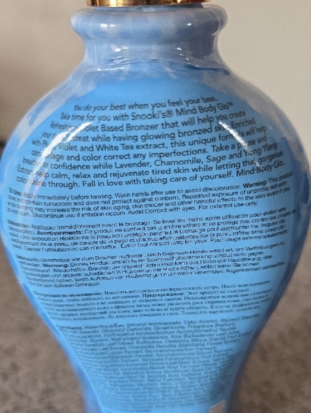 Refreshing Violet-Based Bronzer - Blue - Picture 4 of 5